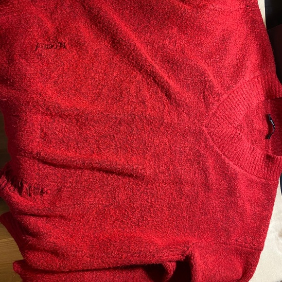 Mo & Co Red Wool Sweater Like New - Picture 3 of 3